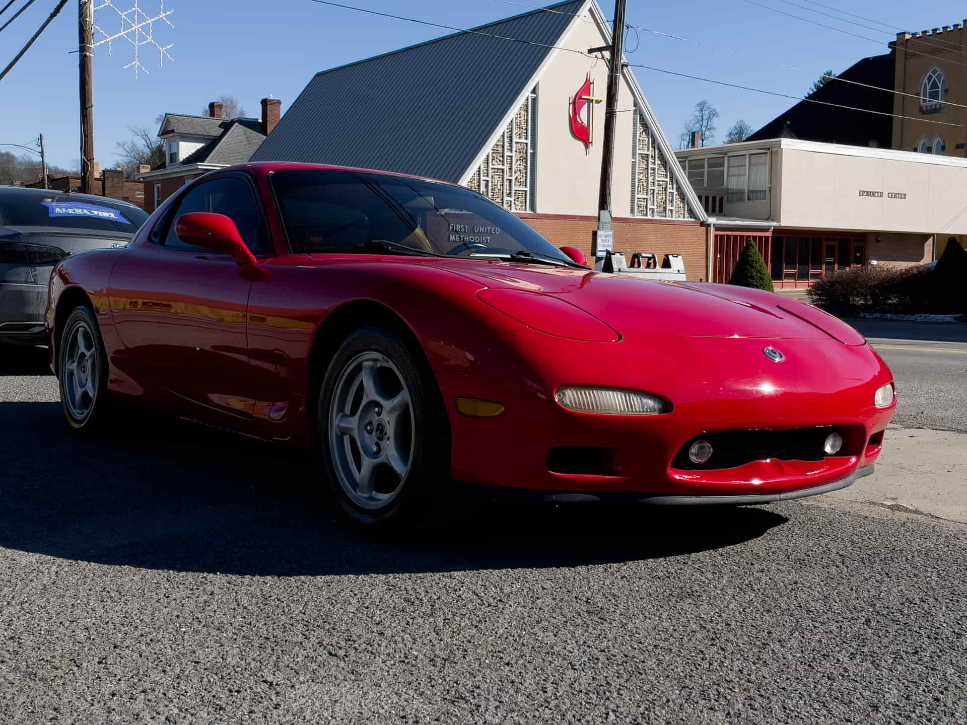 red car head paint protection film Alpha Tint And Detail Center Shinnston WV